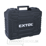 Aku vŕtací skrutkovač EXTOL s príklepom SHARE20V, 20V Li-ion (2x), 2000mAh náhled