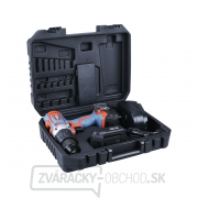 Aku vŕtací skrutkovač EXTOL s príklepom SHARE20V, 20V Li-ion (2x), 2000mAh náhled