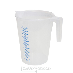 Priehľadná polypropylénová odmerná nádobka 5 l Priehľadná polypropylénová odmerná nádobka 5 l gallery main image