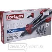 Kliešte nitovacie pákové, rýchloupínacie, M3-M12, 350mm, CrMoV náhled