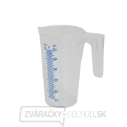 Priehľadná polypropylénová odmerná nádobka 0,25 l Priehľadná polypropylénová odmerná nádobka 0,25 l gallery main image