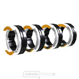 Set 4kladek FUEL 4R 1.0 MM/0.04 INCH BLUE/ORANGE na plnený drôt Set 4kladek FUEL 4R 1.0 MM/0.04 INCH BLUE/ORANGE na plnený drôt