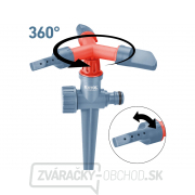 Zavlažovač kruhový zapichovacie, trojramenný Náhľad