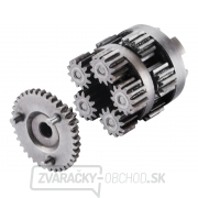 Aku vŕtací skrutkovač EXTOL s príklepom, 18V Li-ion, 4 pólový motor, 2000mAh, bez batérie a nabíjačky náhled