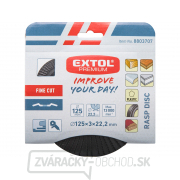 Kotúč rašplový na drevo, 125x3x22,2mm, jemný sek náhled