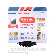 Kotúč rašplový/pílový na drevo, 125x3x22,2mm, hrubý sek náhled