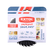 Kotúč rašplový/pílový na drevo, 125x3x22,2mm, hrubý sek náhled