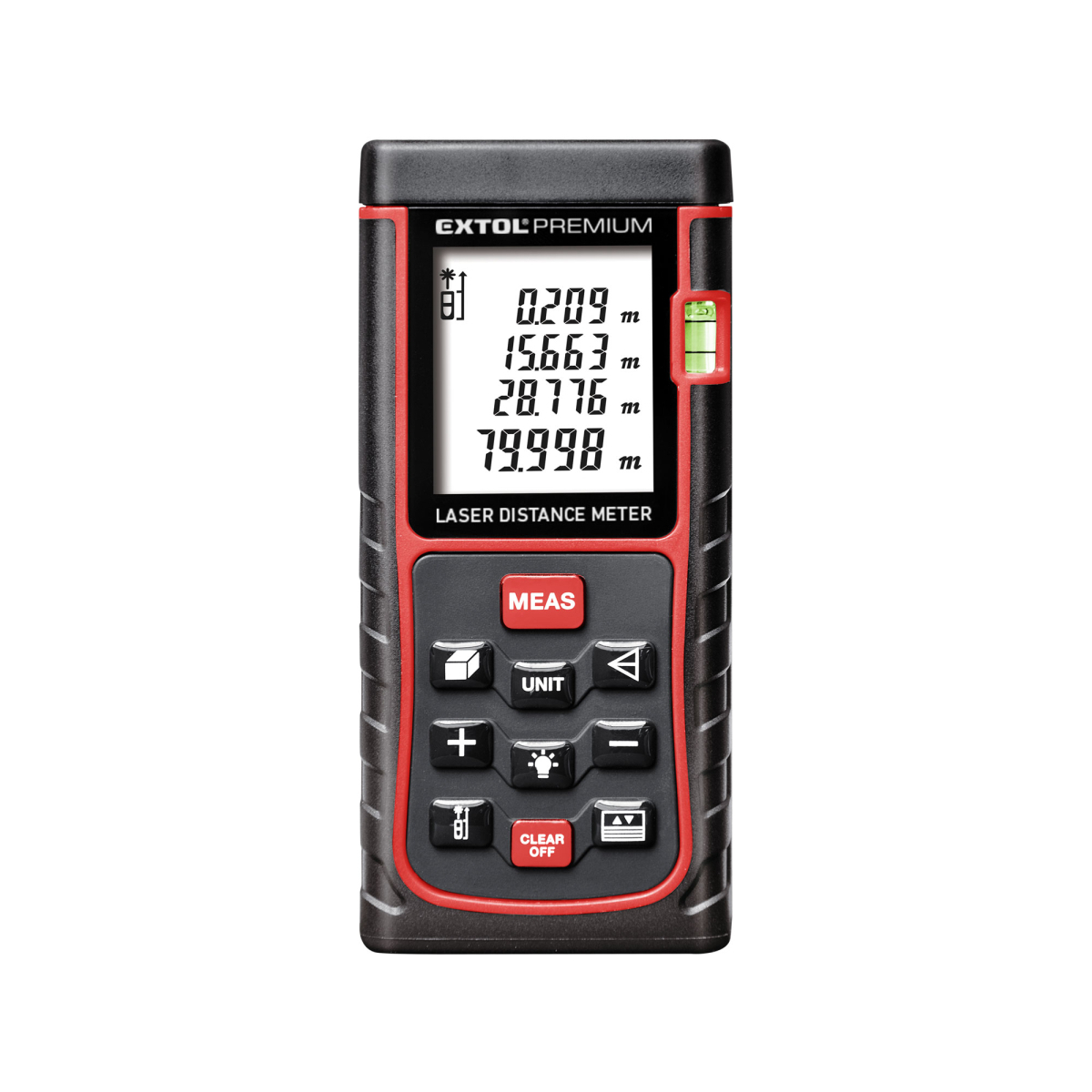 EXTOL PREMIUM Meter laserový digitálny 80M, 0,05-80m 8820043