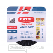 Kotúč rašplový na drevo, 125x3x22,2mm, hrubý sek náhled