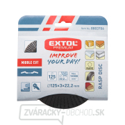 Kotúč rašplový na drevo, 125x3x22,2mm, stredná sek náhled