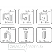 Pištoľ sponkovacie 6funkční, 6-14mm vrátane 100ks spôn náhled