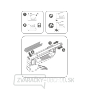 Pištoľ sponkovacie 6funkční, 6-14mm vrátane 100ks spôn náhled