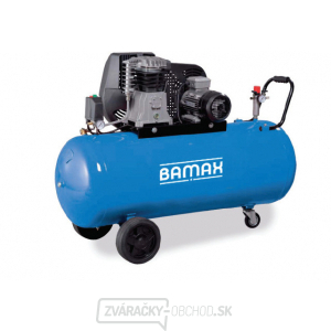 Piestový kompresor BAMAX BX49G/100CT4 + Servisná sada ZADARMO (1L oleja a vzduchový filter) gallery main image
