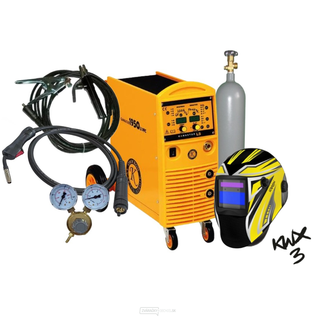 Omicron GAMASTAR 1950LS PFC SYNERGIA + Horák + Káble + Ventil + Kukla + plná Fľaša CO2