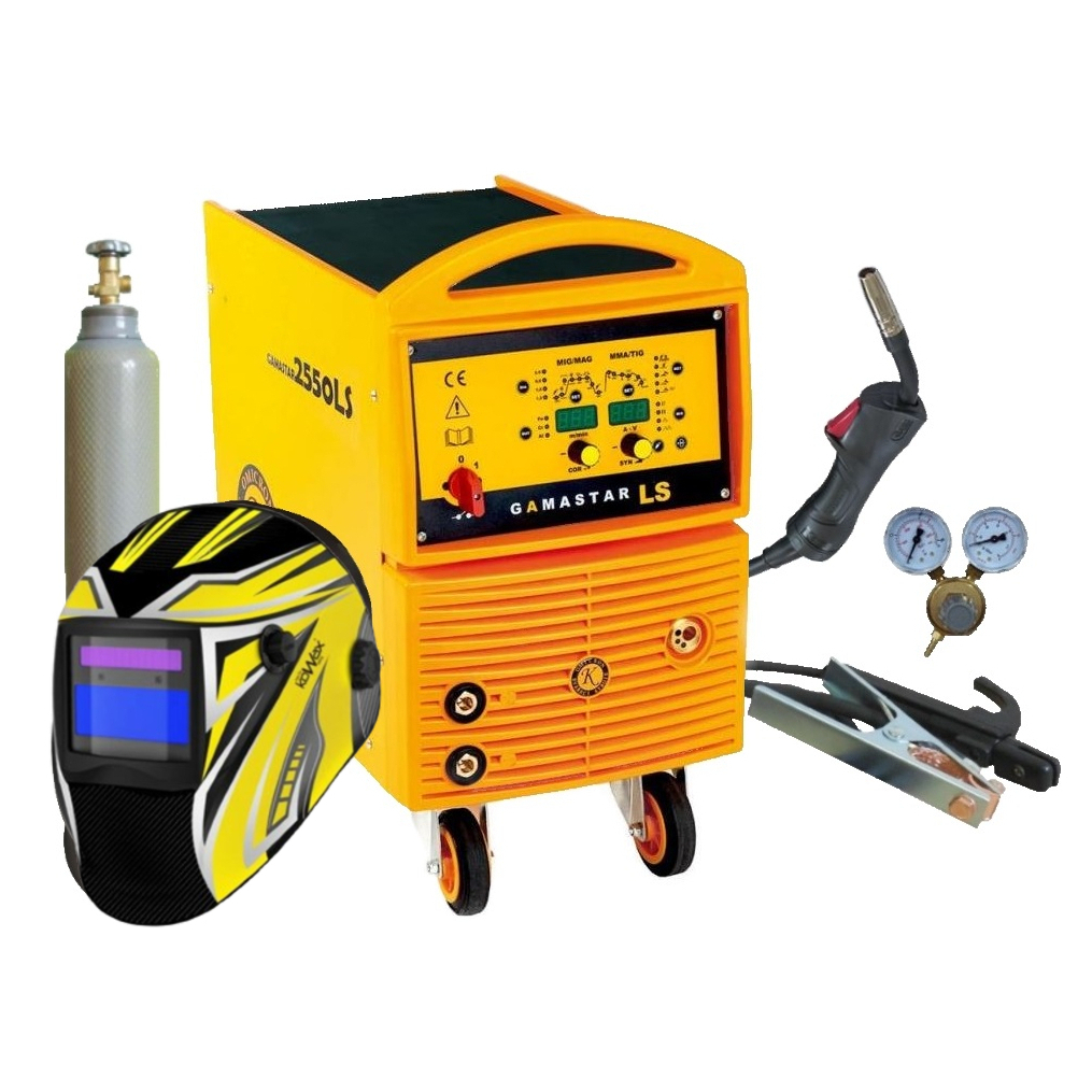 Gamastar 2550LS SYNERGIA 4kladka + Horák 4m + 25/3m Káble + Ventil + Kukla + plná Fľaša CO2