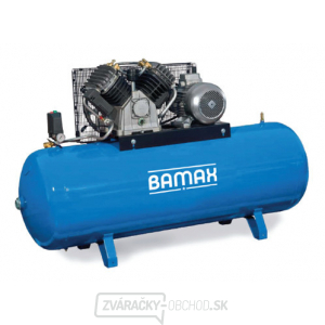Stacionárny piestový kompresor BAMAX BX70G/500FT10 + Servisná sada ZADARMO (1L oleja a vzduchový filter)