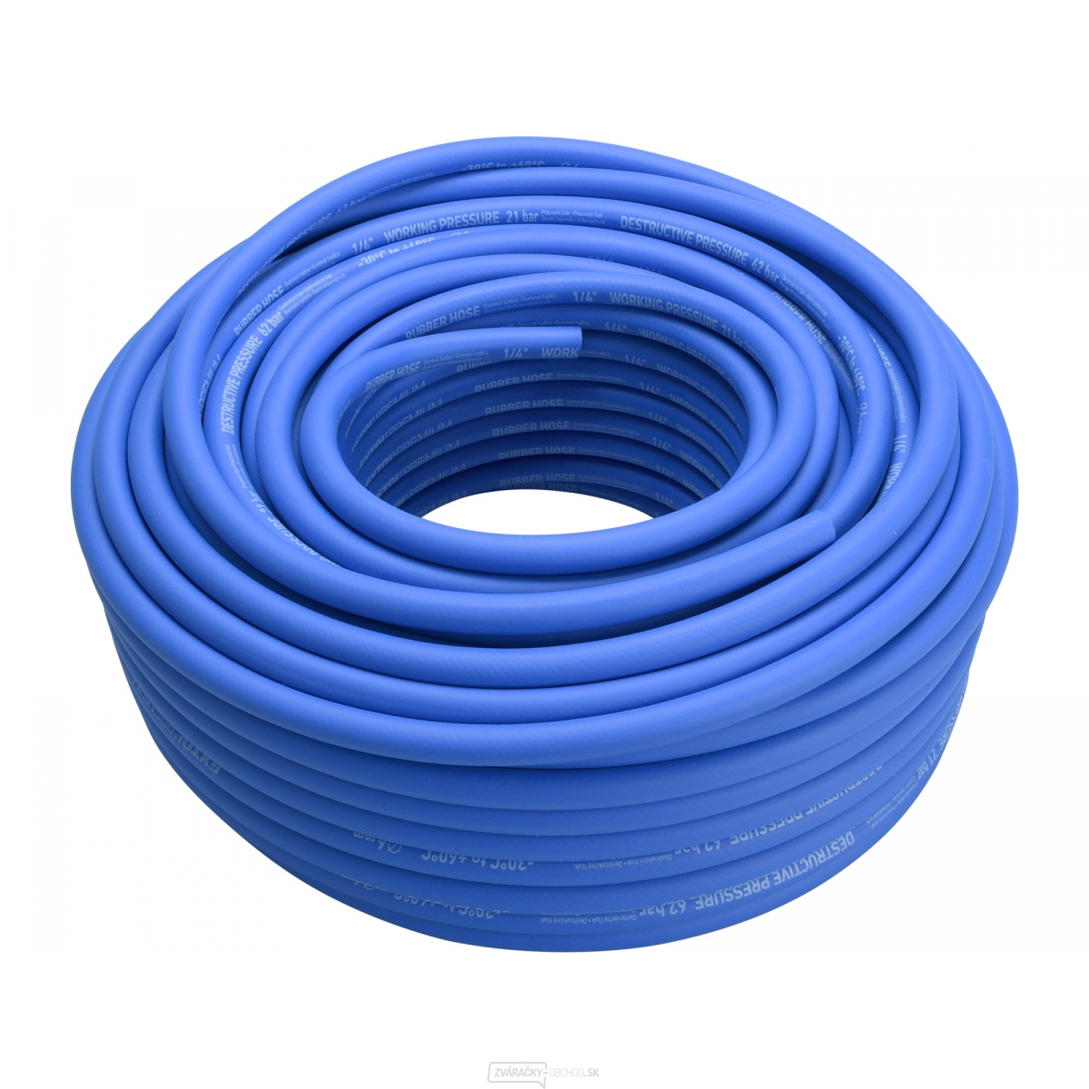 Hadica vzduchová, guma, 1/4"(6/12mm), 50m