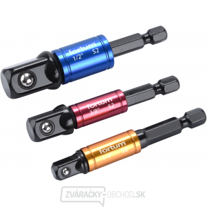 Adaptéry do vŕtačky s otoč.úchytem 3ks, 1/4 Adaptéry do vŕtačky s otoč.úchytem 3ks, 1/4