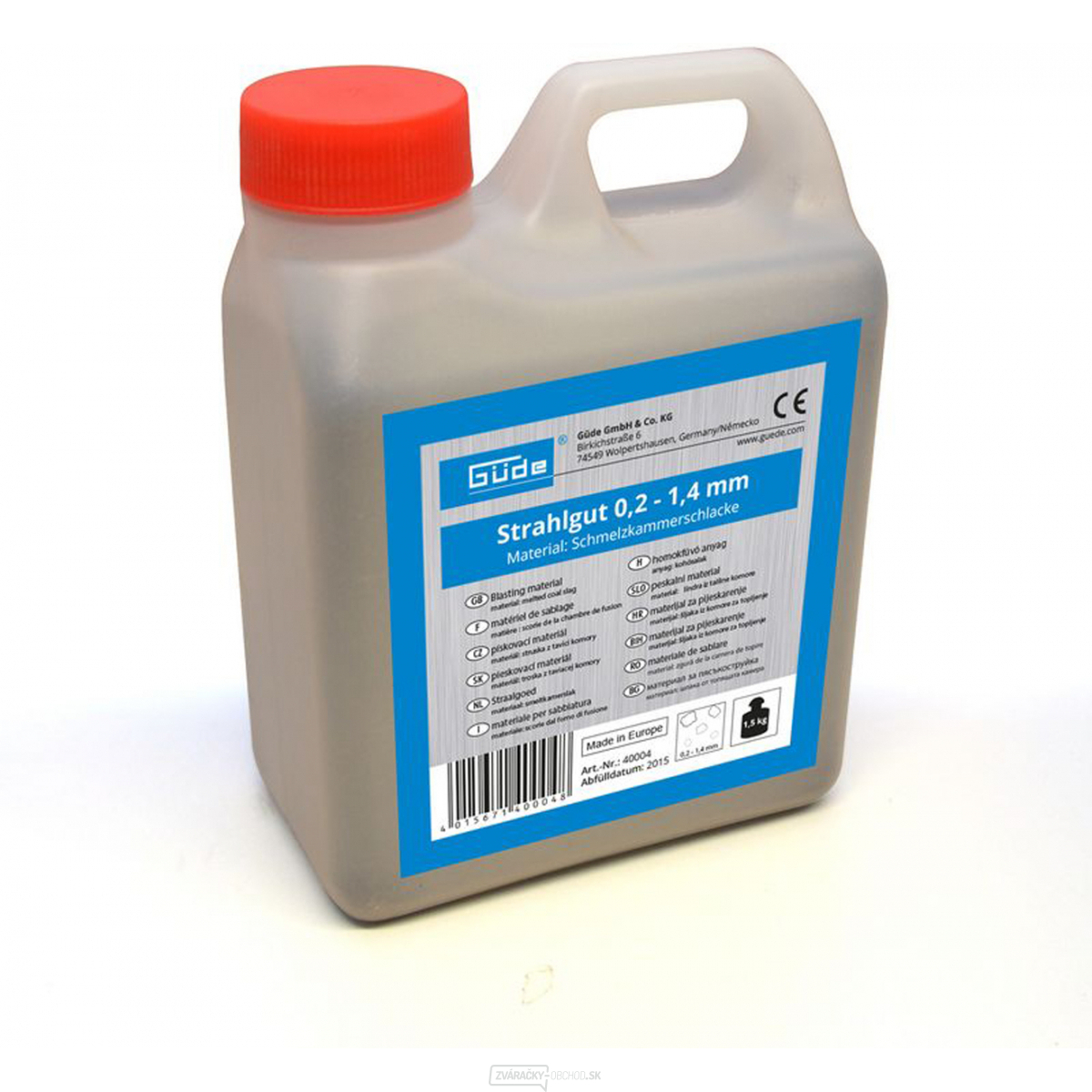 Tryskacie materiál 1,5 kg 0,2 - 1,4 mm Tryskacie materiál 1,5 kg 0,2 - 1,4 mm gallery main image