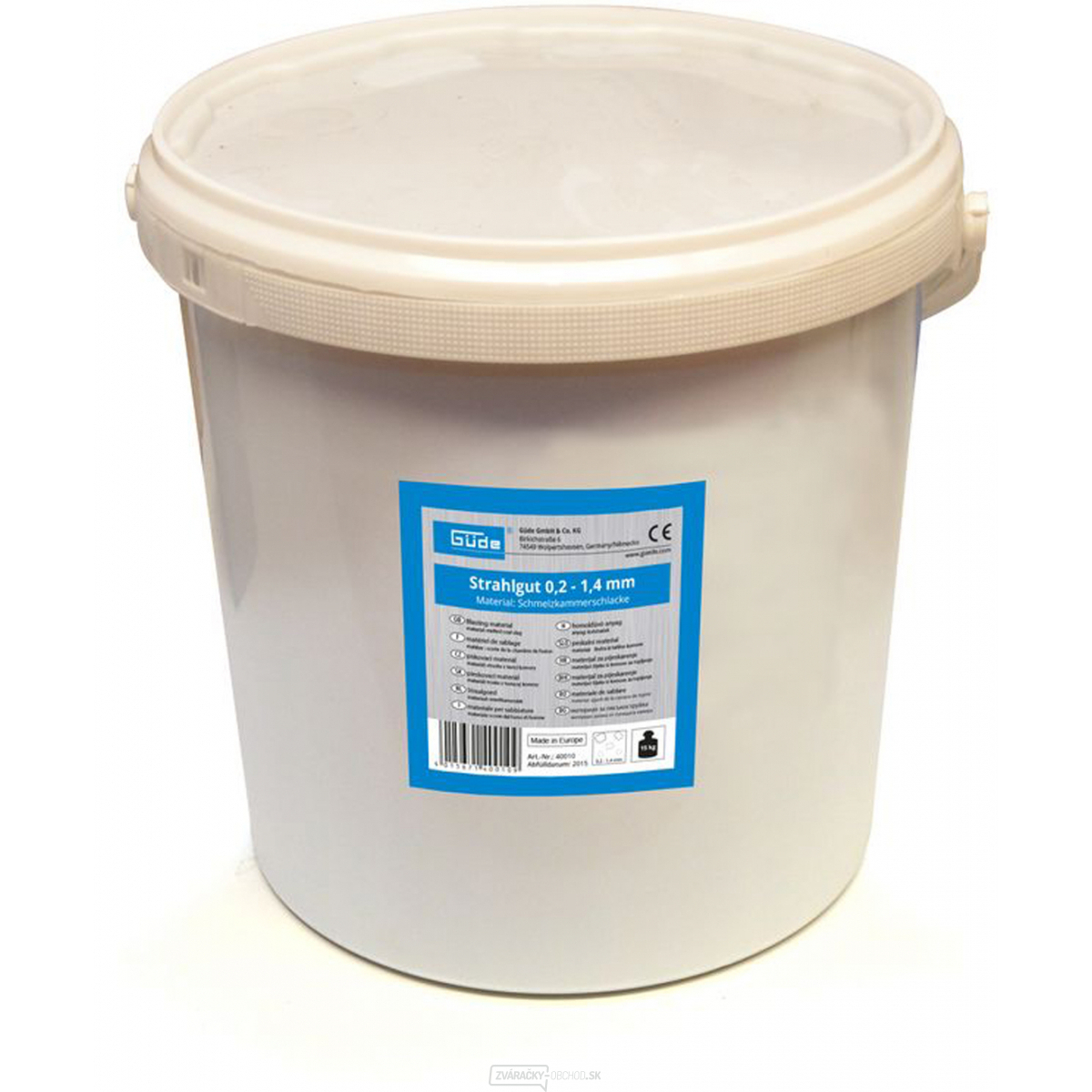 Tryskacie materiál 15 kg 0,2 - 1,4 mm Tryskacie materiál 15 kg 0,2 - 1,4 mm gallery main image