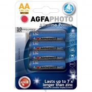 AgfaPhoto Power alkalická batéria LR06/AA, blister 4ks gallery main image