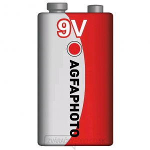 AgfaPhoto zinková batéria 9V, shrink 1ks