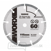 WA5048 - Diamantový kotúč 115 x 9,5 pre WU427, Worxsaw XL WA5048 - Diamantový kotúč 115 x 9,5 pre WU427, Worxsaw XL gallery main image