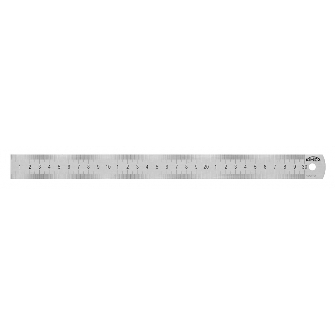 Mierka oceľová tenká KINEX 150mm