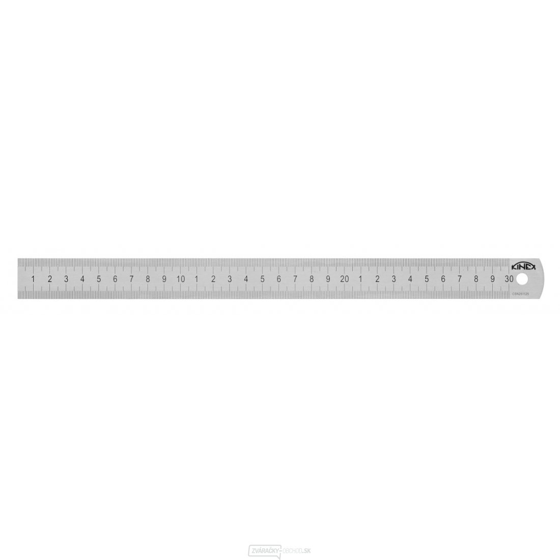 Mierka oceľová tenká KINEX 150mm
