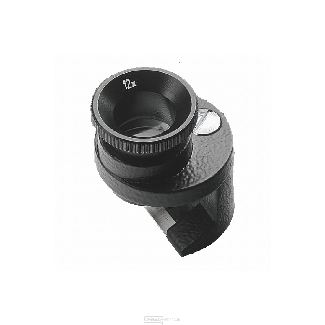 Brinellova lupa s dvomi šošovkami 16 mm 12x, stupnica 10 mm
