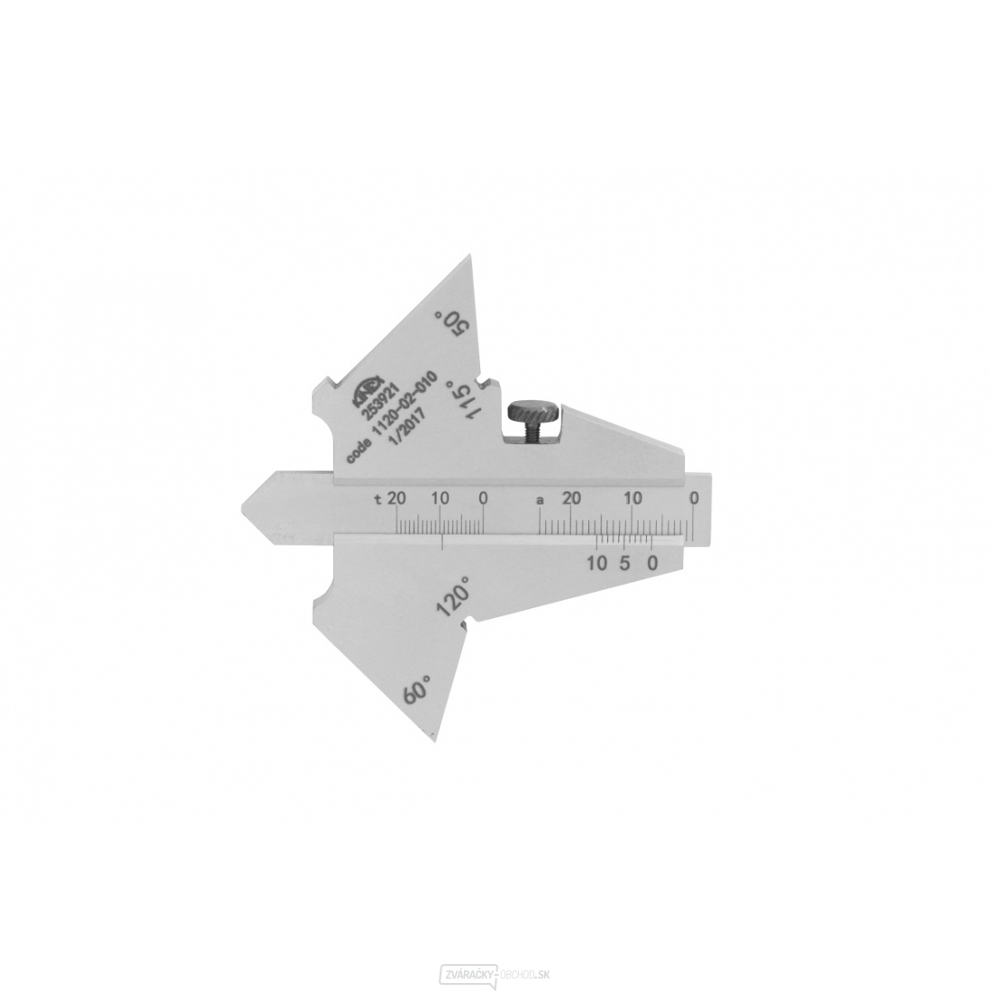 Mierka kútových zvarov KINEX PN 25 3921