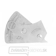 Mierka na zvary - 3 stupnice, INOX gallery main image
