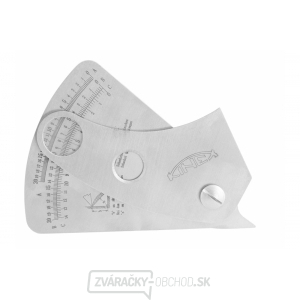 Mierka na zvary - 3 stupnice, INOX Mierka na zvary - 3 stupnice, INOX gallery main image