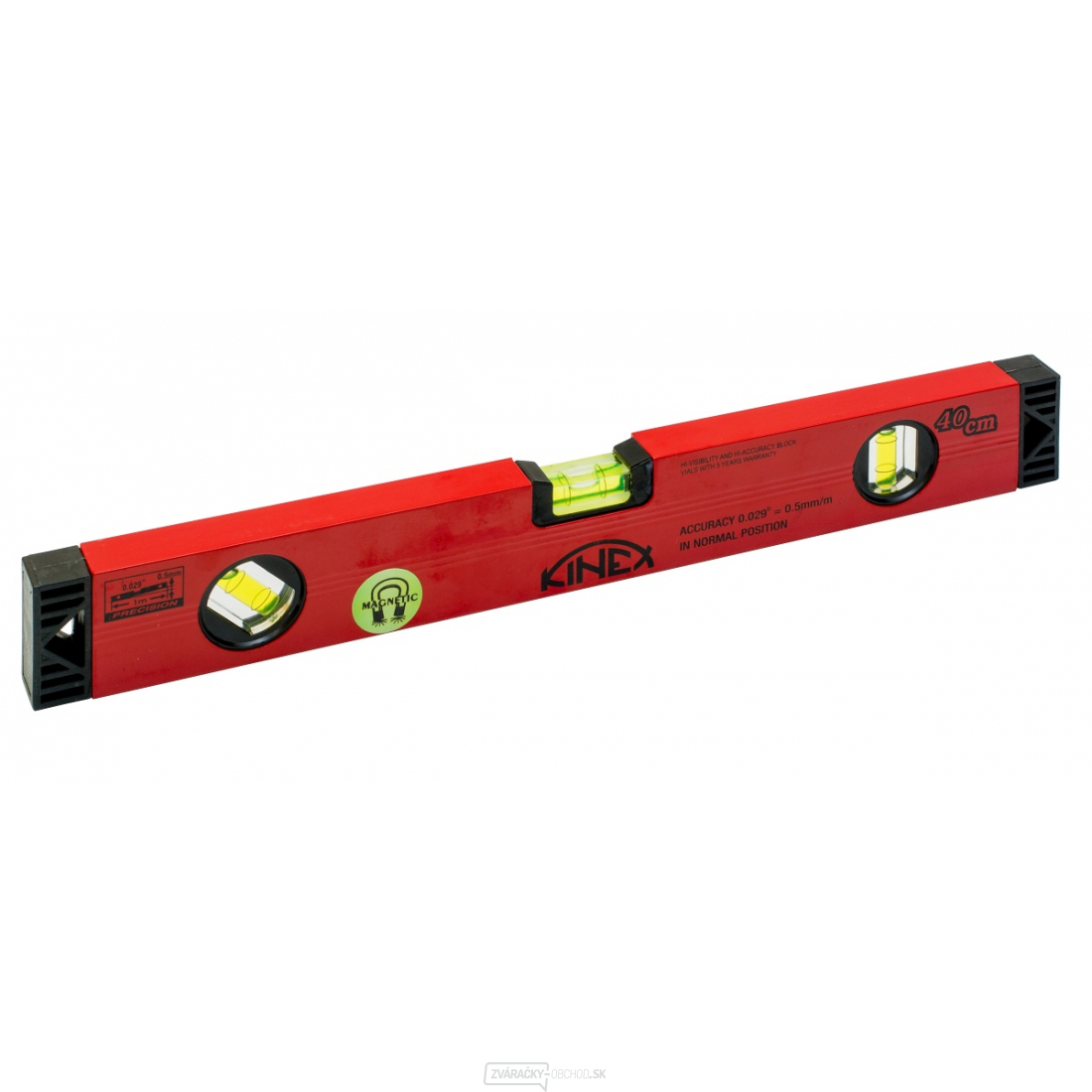 Vodováha murárska s magnetom KINEX 1200 mm