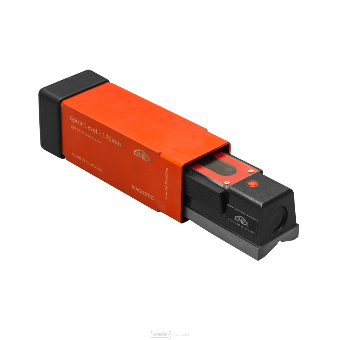 Vodováha strojná pozdĺžna KINEX 5727/200 mm s magnetom, PN 25 5727-1