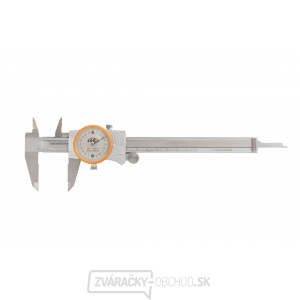 Posuvné meradlo s číselníkovým úchylkomerom KINEX 300 mm, 0,02 mm, nárazuvzdorný, ČSN 25 1235, DIN 862 Posuvné meradlo s číselníkovým úchylkomerom KINEX 300 mm, 0,02 mm, nárazuvzdorný, ČSN 25 1235, DIN 862 gallery main image