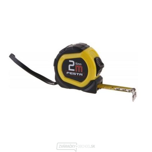 Zvinovací meter FESTA 2m - pogumovaný s magnetom, tr. presnosti 2