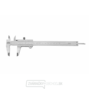 Posuvné meradlo KINEX 160 mm, 0,05 mm, aretácia skrutkou, mm + inch, monoblok, STN 25 1238, DIN 862