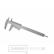 Posuvné meradlo KINEX 150 mm, 0,02 mm, aretácia tlačidlom, mm+inch, monoblok, ČSN 25 1238, DIN 862 gallery main image