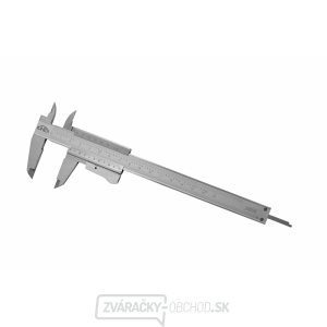 Posuvné meradlo KINEX 150 mm, 0,02 mm, aretácia tlačidlom, mm+inch, monoblok, ČSN 25 1238, DIN 862 Posuvné meradlo KINEX 150 mm, 0,02 mm, aretácia tlačidlom, mm+inch, monoblok, ČSN 25 1238, DIN 862