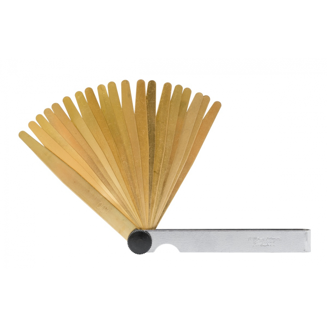 Mierka ventilová nemagnetická listová KINEX 0,05-1,00/100mm - sada