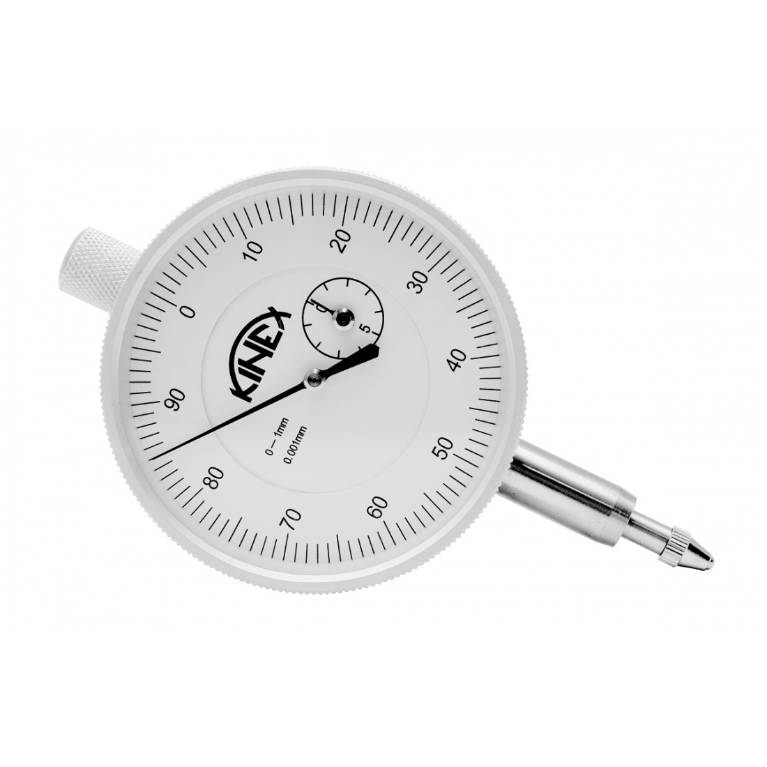 Úchylkomer číselníkový KINEX 0-1 mm/60 mm/0,001 mm, ČSN EN ISO 463, ČSN 25 1811, ČSN 25 1816