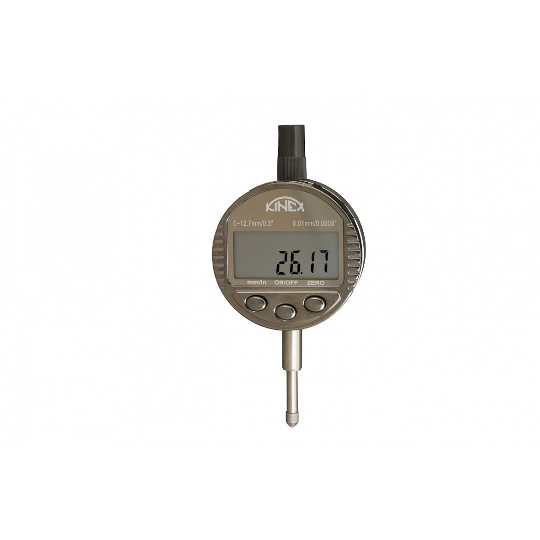 Úchylkomer číselníkový digitálny KINEX, IP 54, 0-12,7 mm/0,01 mm