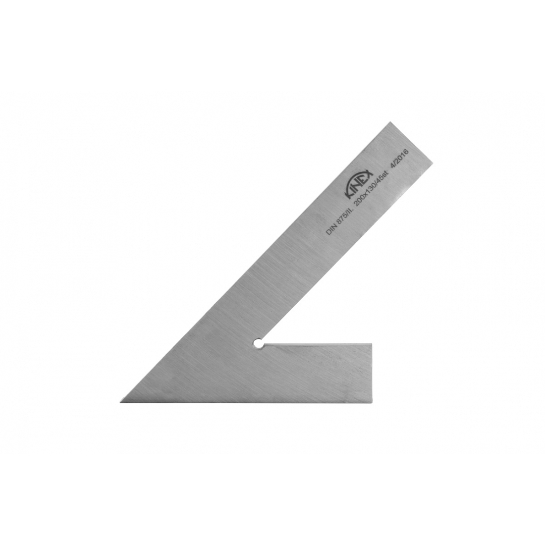 Uholník plochý 45° KINEX, 25x5 mm/200x130 mm