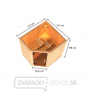 Fínska sauna KARIBU FAURIN (6190) Náhľad