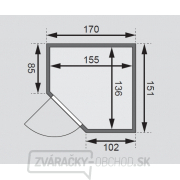 Fínska sauna KARIBU FAURIN (6190) náhled