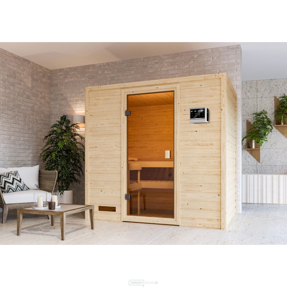 Fínska sauna KARIBU SELENA (6164)