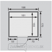 Fínska sauna KARIBU SODIN (75698) náhled