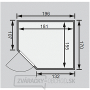 Fínska sauna KARIBU Siirin (71376) náhled