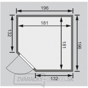 Fínska sauna KARIBU JARIN (71360) náhled